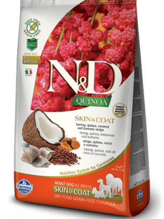 N&D hrana za pse kvinoja in riba