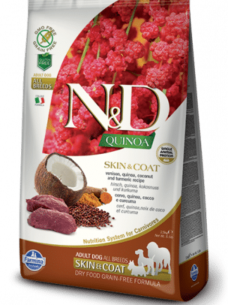 N&D hrana za pse kvinoja in divjačina