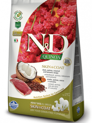 N&D hrana za pse kvinoja in raca