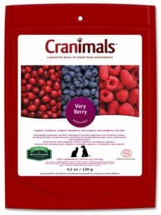 Cranimals very berry dodatek za pse naravne brusnice robide za podporo organizmu urinarne težave