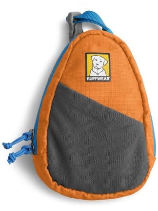 torbica za vrečke z žepkom za ključe oranžna