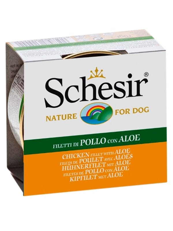 Schesir mokra hrana za pse piščanec aloa naravna