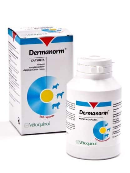 Vetoquinol dermanorm kapsule za občutljivo kožo in dlako