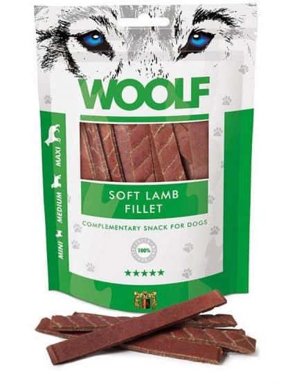 Woolf file jagnjetina mehki priboljški za pse primerni za šolanje in trening