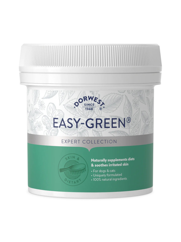 dorwest_herbs_zeleni_prasek dorwest herbs za pse zeleni prašek proti pregrevanju organizma za zdravo kožo pri psu