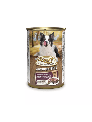 mokra hrana za pse monoproteinska divji prašič stuzzy dog
