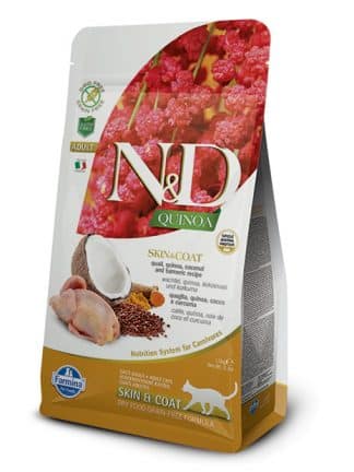 N&D hrana za mačke kvinoja prepelica