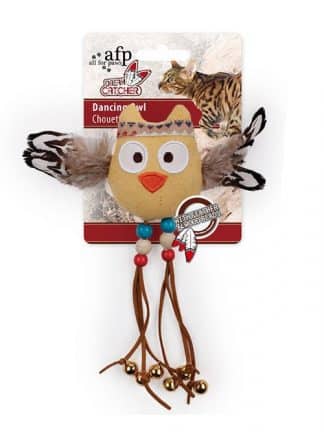 All For Paws Dream Catcher Dancing Owl igrača za mačke sovica