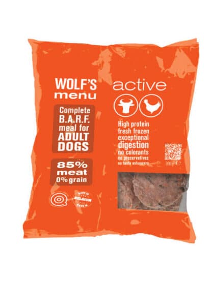 wolfs menu active govedina barf