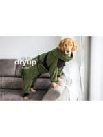 Action factory dryup zip-fit plašč na štiri noge - zelen