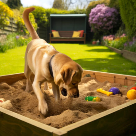 zakaj pes koplje po vrtu