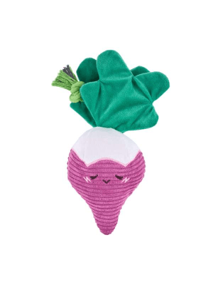 mehka piskajoča igrača za psa zippy paws crinkle crop