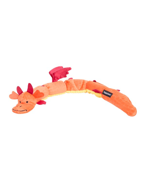 zippy paws zmaj mehka plišasta piskajoča igrača za psa