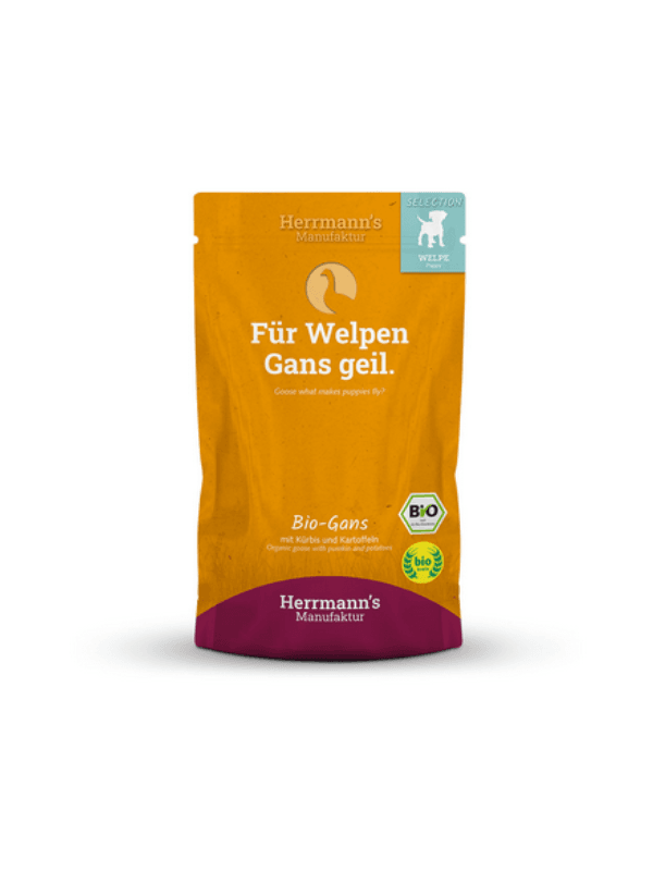 herrmanns mokra hrana za pasje mladiče gos