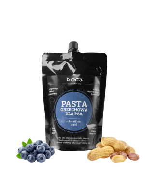 arašidovo maslo za pse arašidova pasta z borovnicami rogy