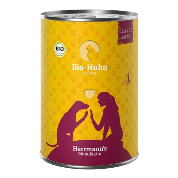 Hrana brez glutena za pse Herrmann's bio hrana za občutljive pse