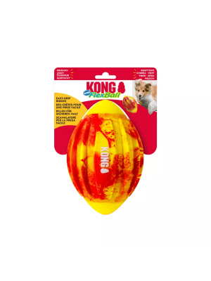 KONG Flexball Sport Football za pse KONG žoga za prinašanje psa Interaktivna pasja žoga s piskalom