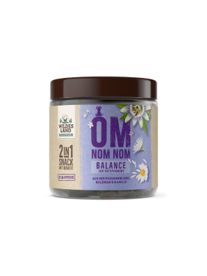 Wildes Land BALANCE 2in1 Snack za pomiritev psa s pasijonko, kamilico in baldrijanom